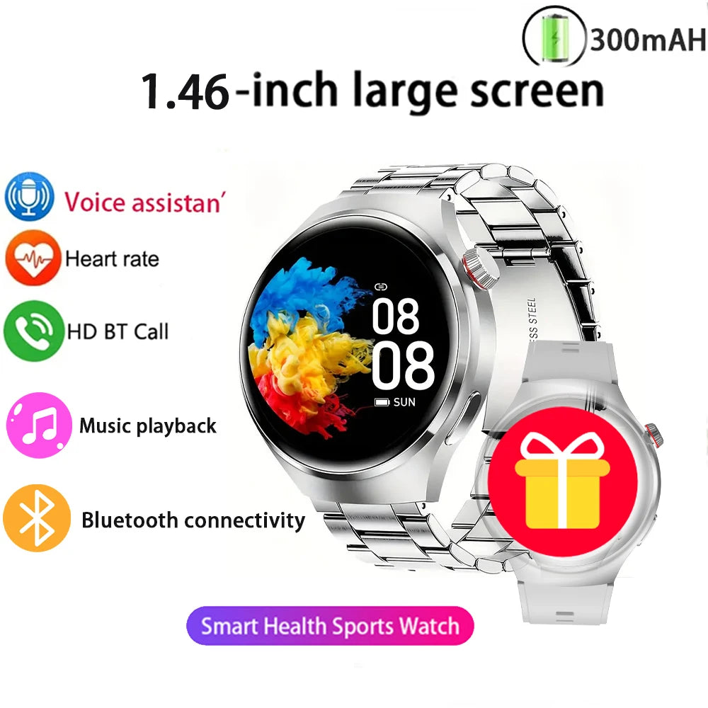 Montre Connectée Sport 2025 – Écran AMOLED HD, Appels Bluetooth, GPS, Santé | Homme & Femme