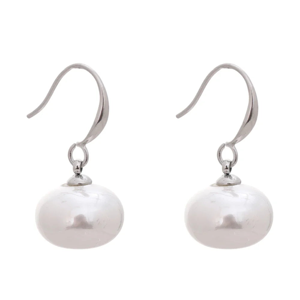 Boucles pendantes perles – style coréen