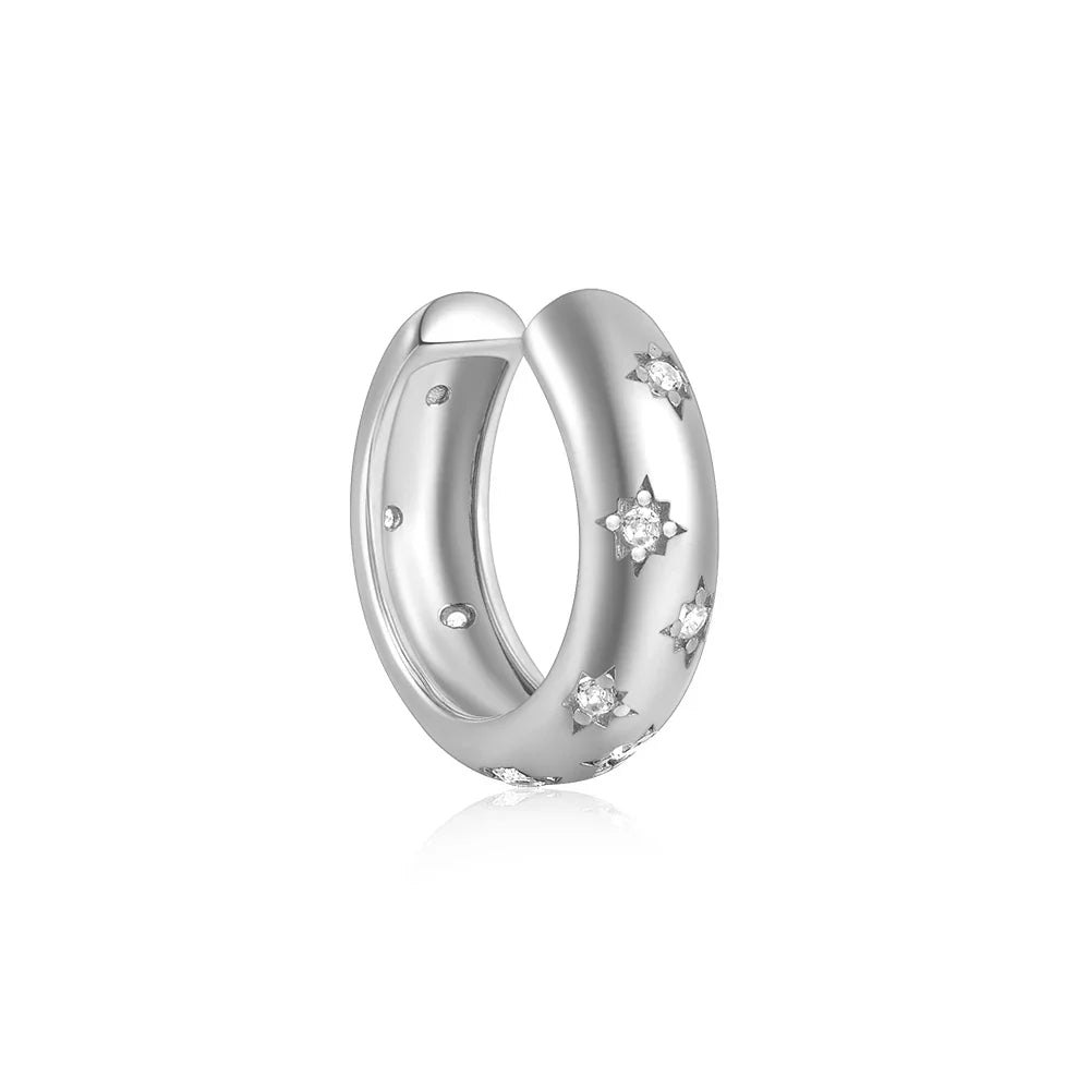 Ear cuff C zircon en argent 925