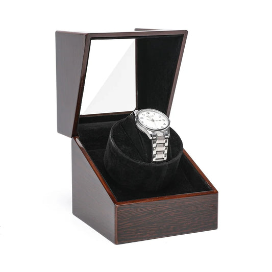 Remontoir automatique de montre luxe – Cadeau Noël & anniversaire, boîte à montre silencieuse Embers