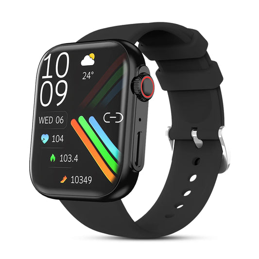 Montre Connectée Bluetooth – Écran AMOLED HD 1.9”, Appels, Tracker Fitness & Santé | Android iOS