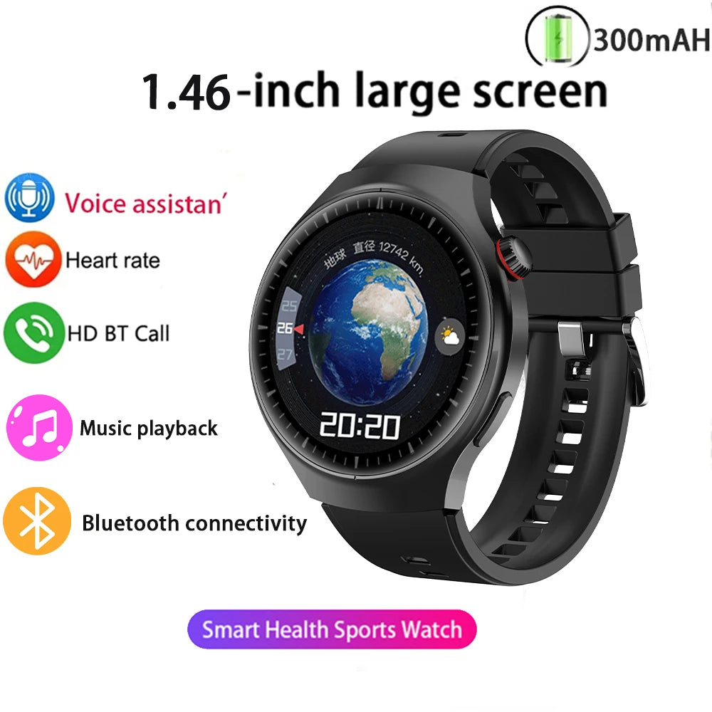 Montre Connectée Sport 2025 – Écran AMOLED HD, Appels Bluetooth, GPS, Santé | Homme & Femme